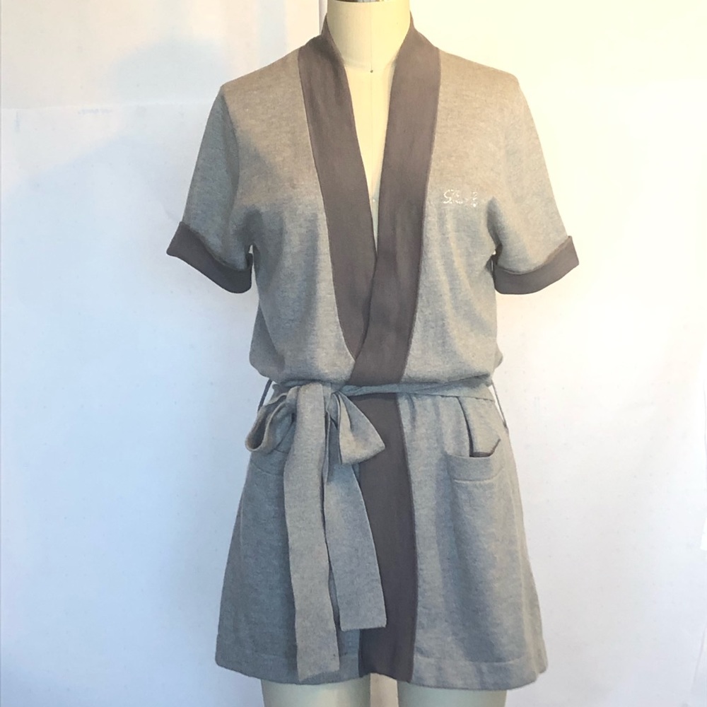 LIU-JEANS BY LIU JO belted Knit Cardigan Sweater